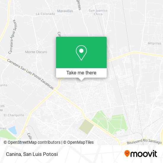 Mapa de Canina