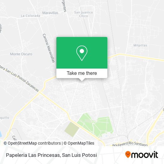 Papeleria Las Princesas map