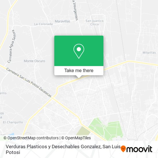 Verduras Plasticos y Desechables Gonzalez map