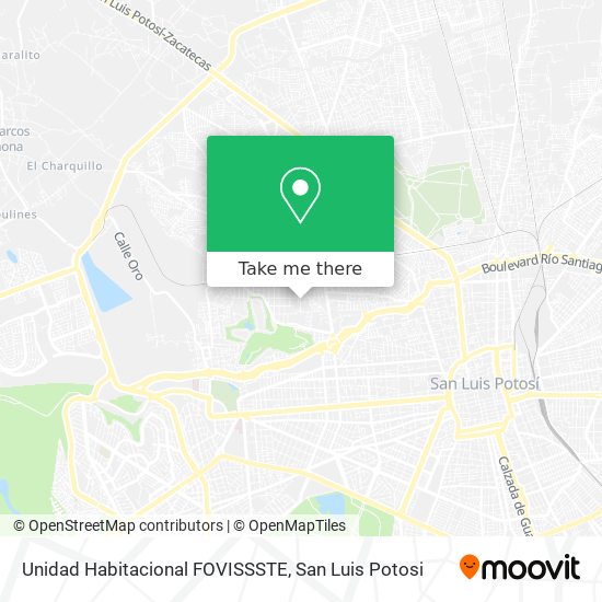 Mapa de Unidad Habitacional FOVISSSTE