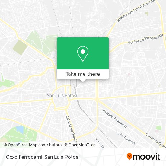 Mapa de Oxxo Ferrocarril