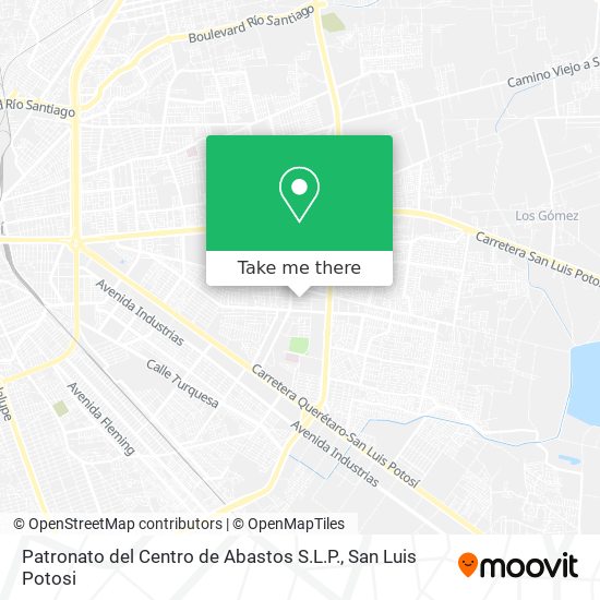 Mapa de Patronato del Centro de Abastos S.L.P.