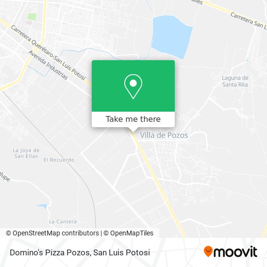 Domino's Pizza Pozos map