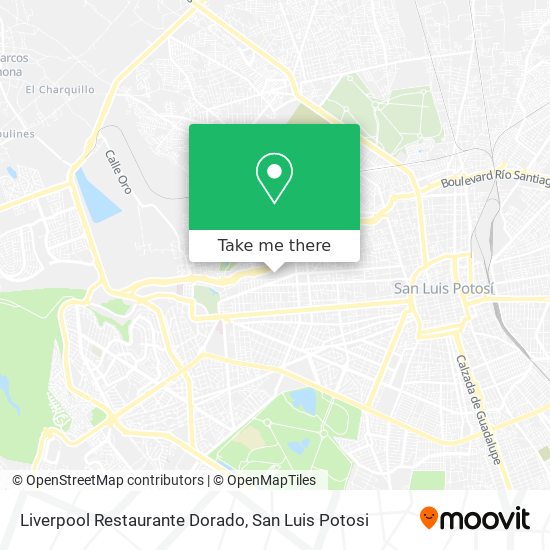 Mapa de Liverpool Restaurante Dorado