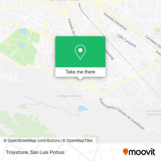 Troystone map