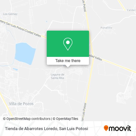 Mapa de Tienda de Abarrotes Loredo