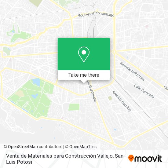 Venta de Materiales para Construcción Vallejo map