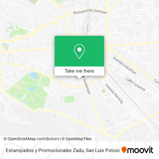 Estampados y Promocionales Zadu map