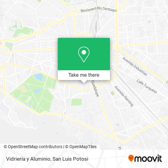 Mapa de Vidriería y Aluminio