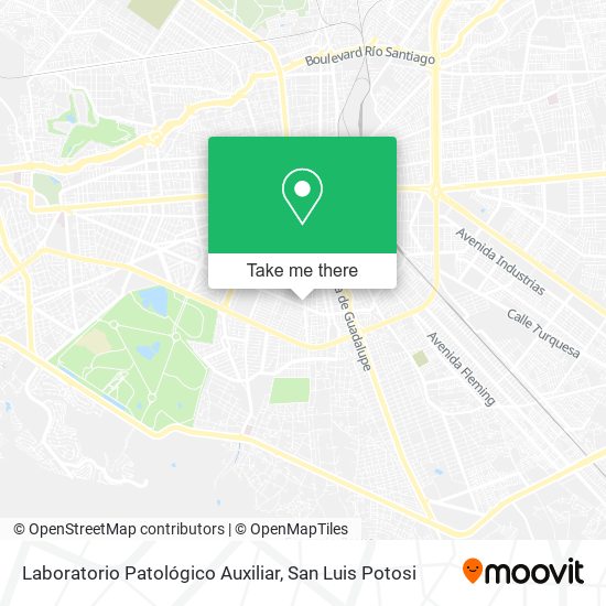 Mapa de Laboratorio Patológico Auxiliar