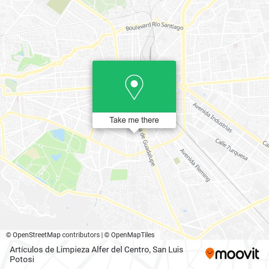 Artículos de Limpieza Alfer del Centro map