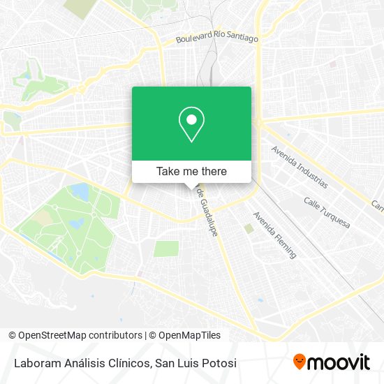 Mapa de Laboram Análisis Clínicos