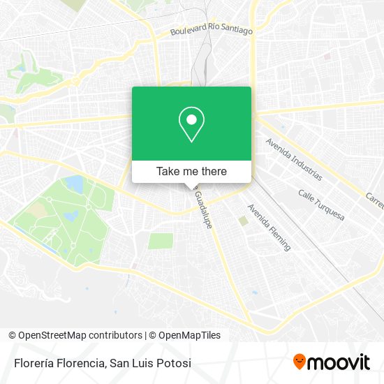 Mapa de Florería Florencia