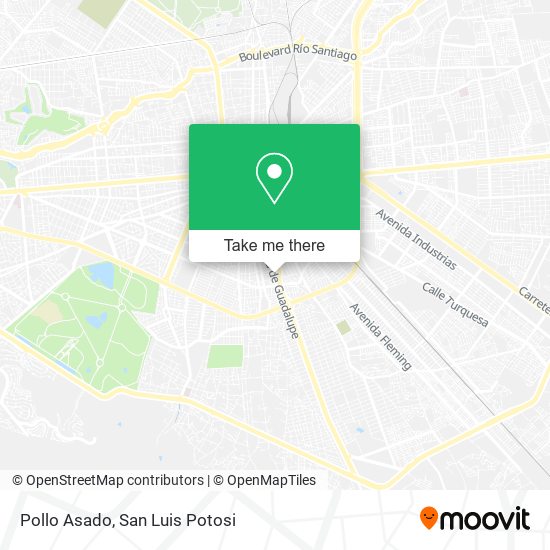 Mapa de Pollo Asado