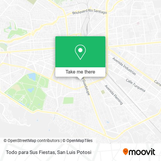 Todo para Sus Fiestas map