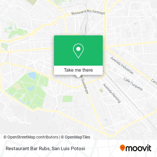 Mapa de Restaurant Bar Rubs