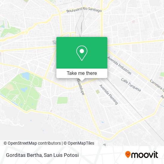 Mapa de Gorditas Bertha