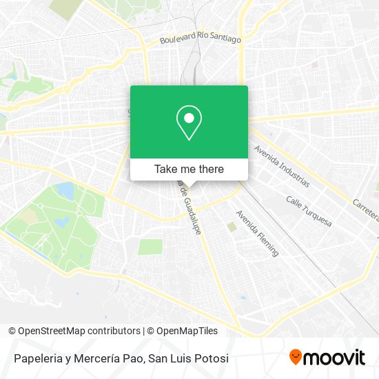 Mapa de Papeleria y Mercería Pao