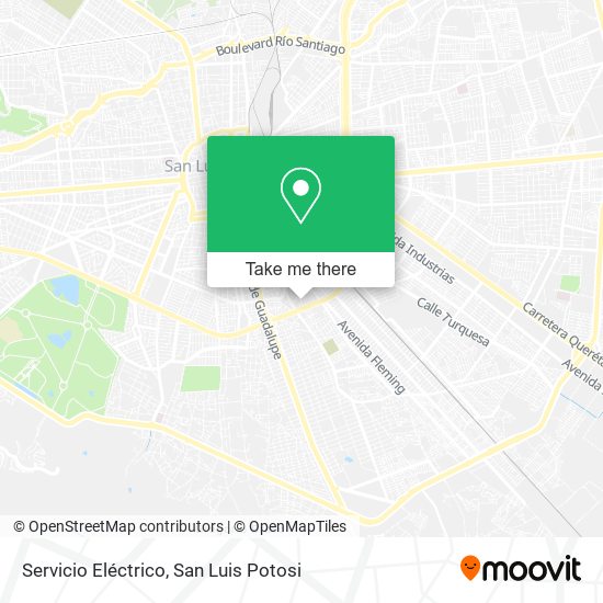 Servicio Eléctrico map