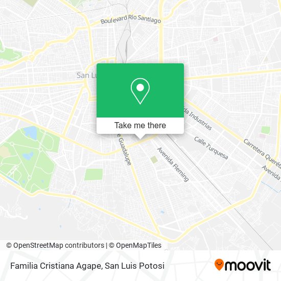 Familia Cristiana Agape map