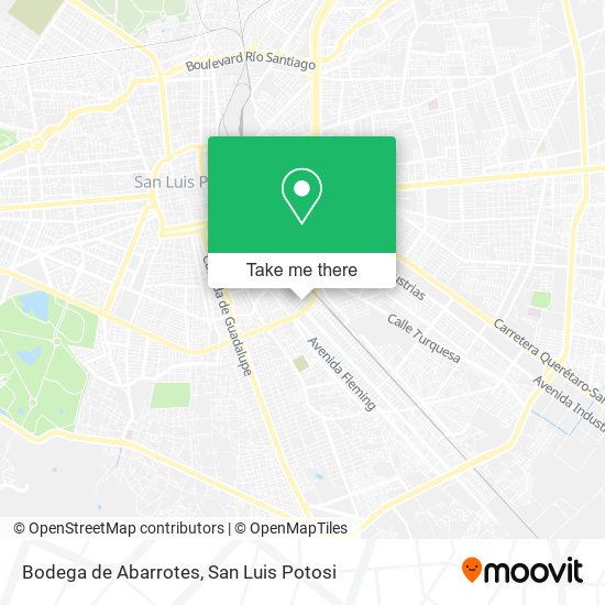 Bodega de Abarrotes map