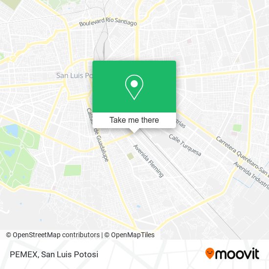 Mapa de PEMEX