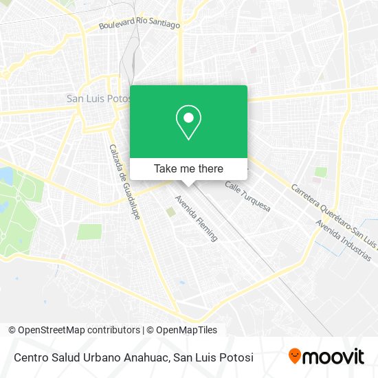 Mapa de Centro Salud Urbano Anahuac