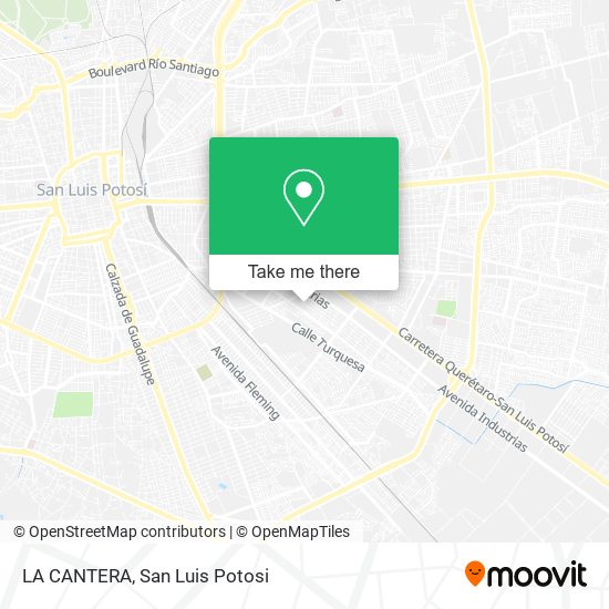 LA CANTERA map