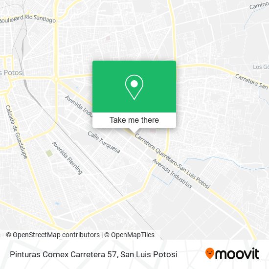 Pinturas Comex Carretera 57 map