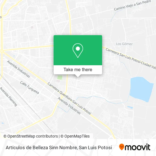 Mapa de Artículos de Belleza Sinn Nombre