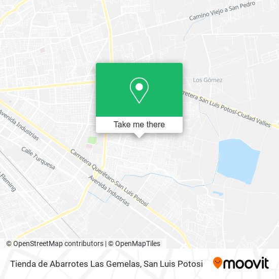 Mapa de Tienda de Abarrotes Las Gemelas