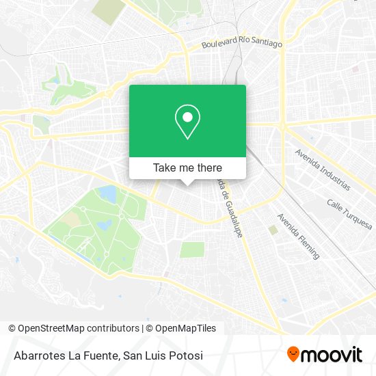 Abarrotes La Fuente map