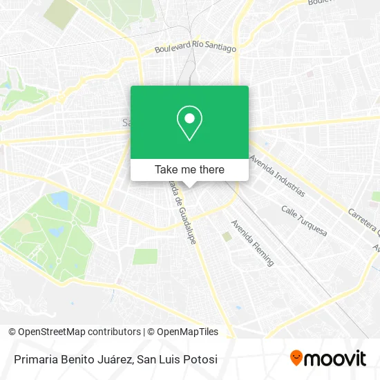 Mapa de Primaria Benito Juárez