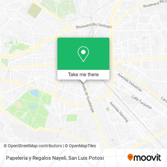 Papeleria y Regalos Nayeli map