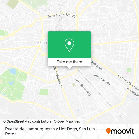 Puesto de Hamburguesas y Hot Dogs map