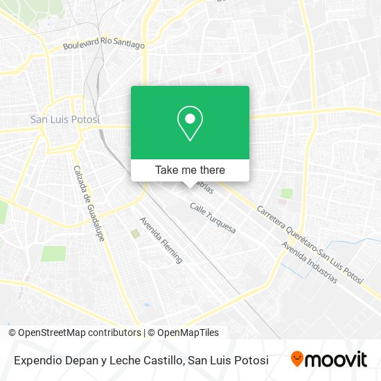Mapa de Expendio Depan y Leche Castillo