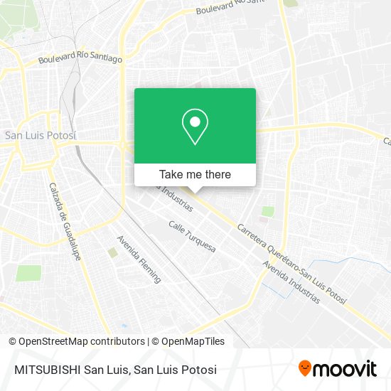 MITSUBISHI San Luis map