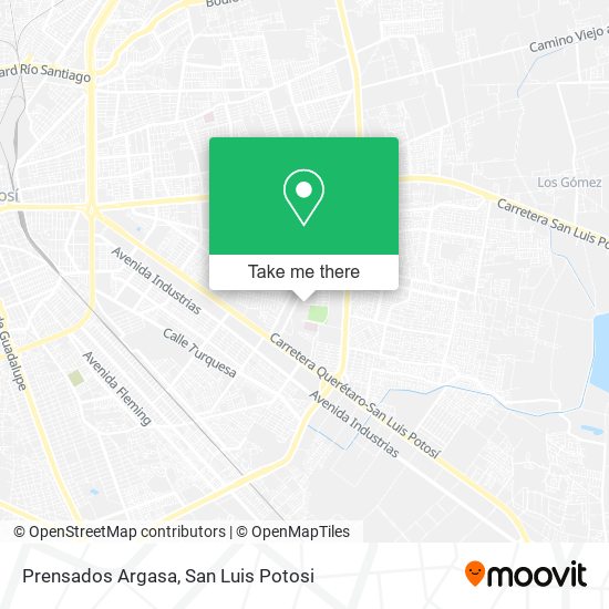 Prensados Argasa map