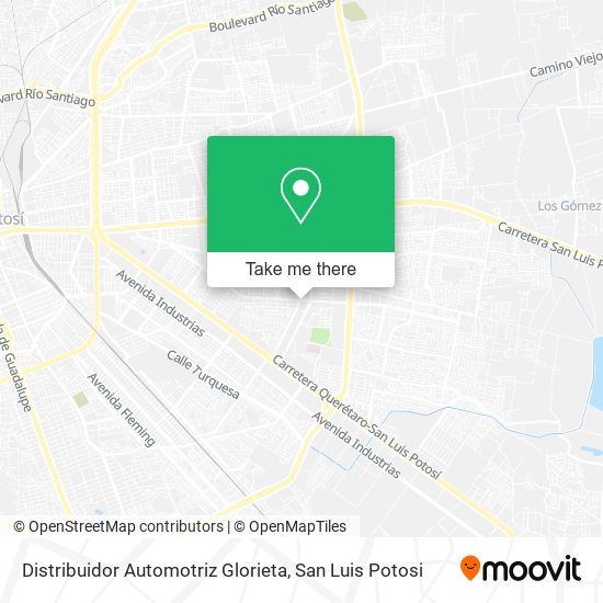 Mapa de Distribuidor Automotriz Glorieta