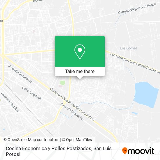 Cocina Economica y Pollos Rostizados map
