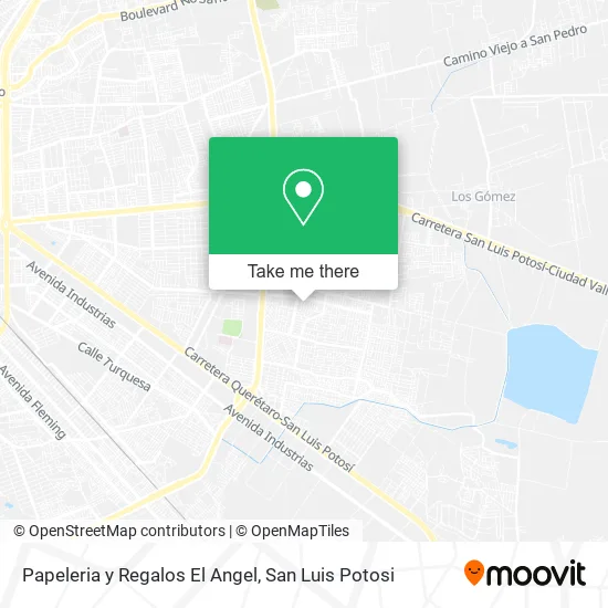 Mapa de Papeleria y Regalos El Angel