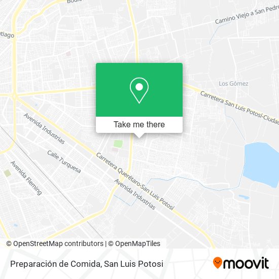 Preparación de Comida map