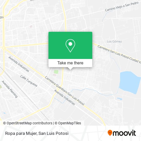 Ropa para Mujer map