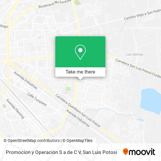 Promocion y Operación S a de C V map