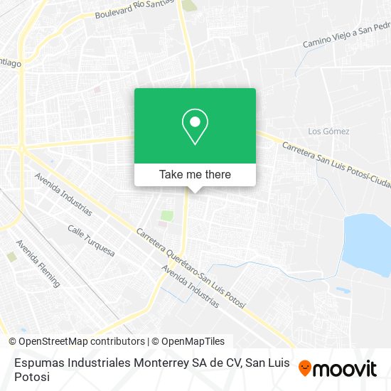 Espumas Industriales Monterrey SA de CV map