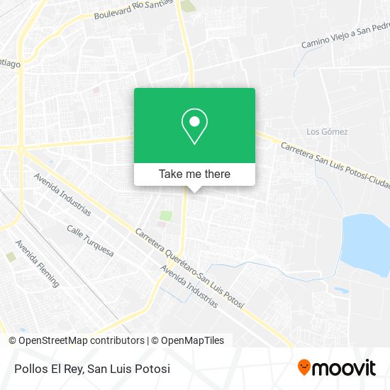 Pollos El Rey map