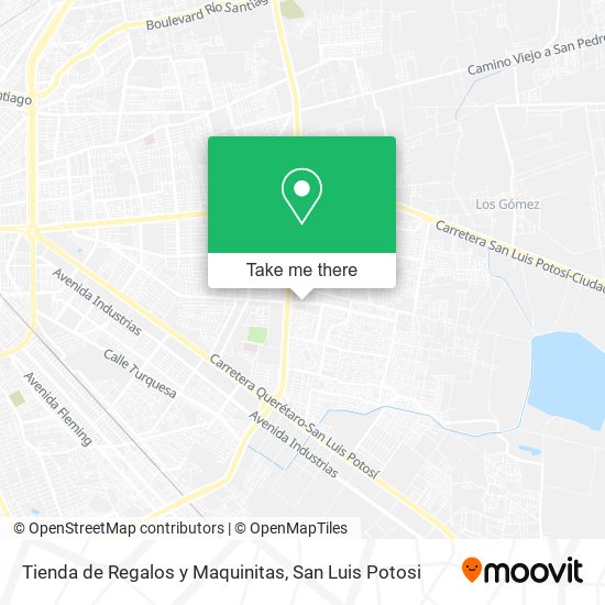 Mapa de Tienda de Regalos y Maquinitas