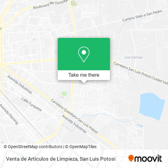 Mapa de Venta de Artículos de Limpieza
