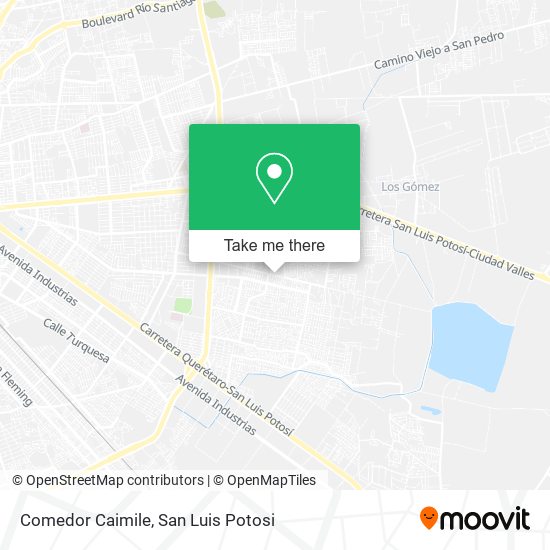 Mapa de Comedor Caimile