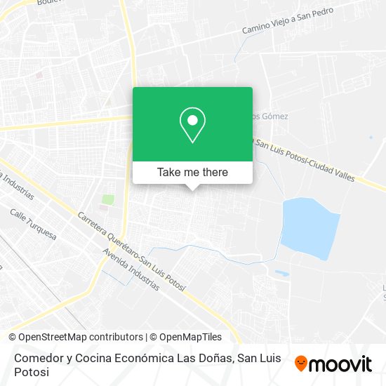 Mapa de Comedor y Cocina Económica Las Doñas